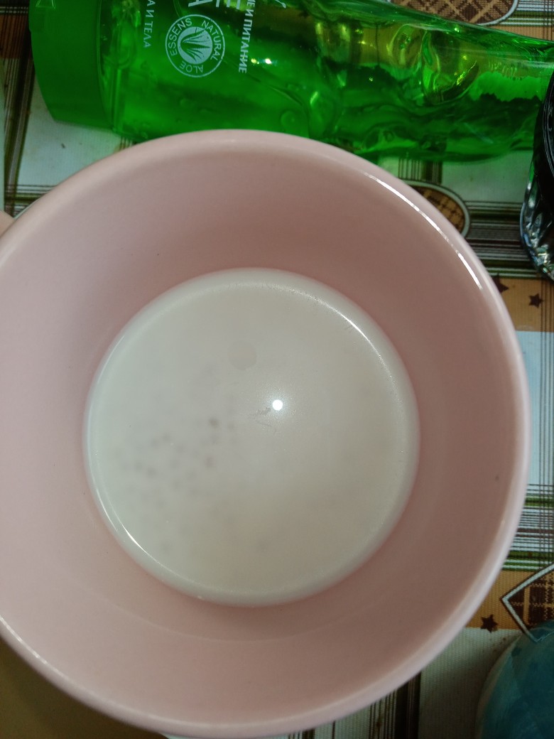 Арахисовое молоко с семенами чиа