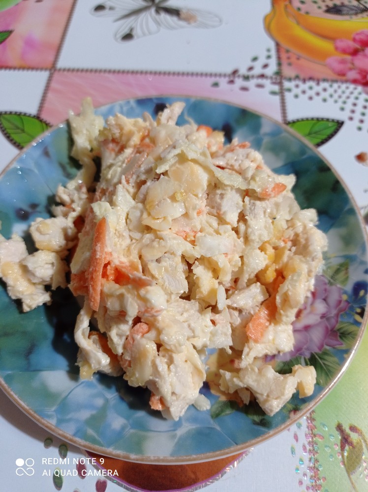 Мясной салат с дайконом «Загадка», пошаговый рецепт на ккал, фото, ингредиенты - ярослава