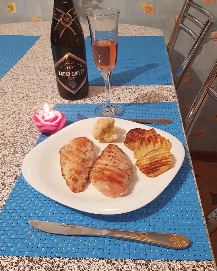 Стейк из куриной грудки