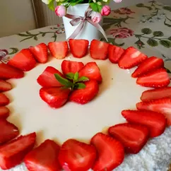 Бисквитный торт клубничное рафаэлло 🍓🍓🍓