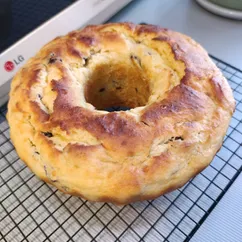 Творожный кекс с клюквой (или изюмом)