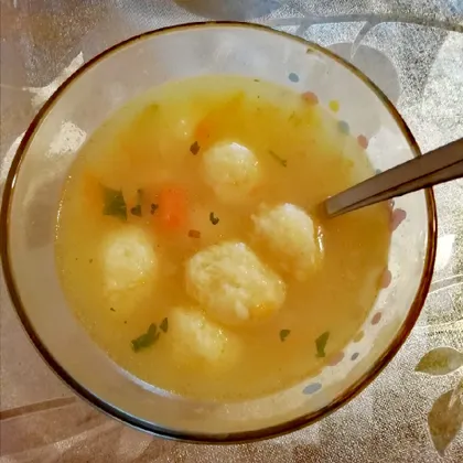 Суп с сырными шариками. 🍲