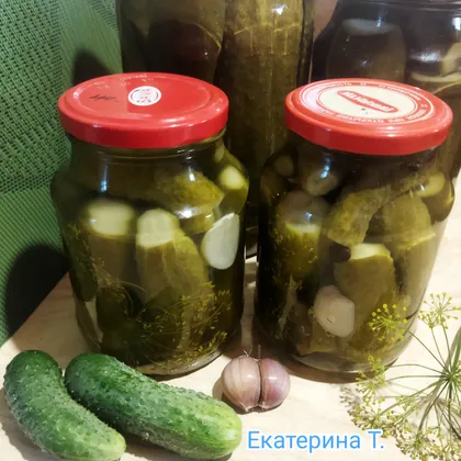 Корнишоны в кисло-сладком маринаде