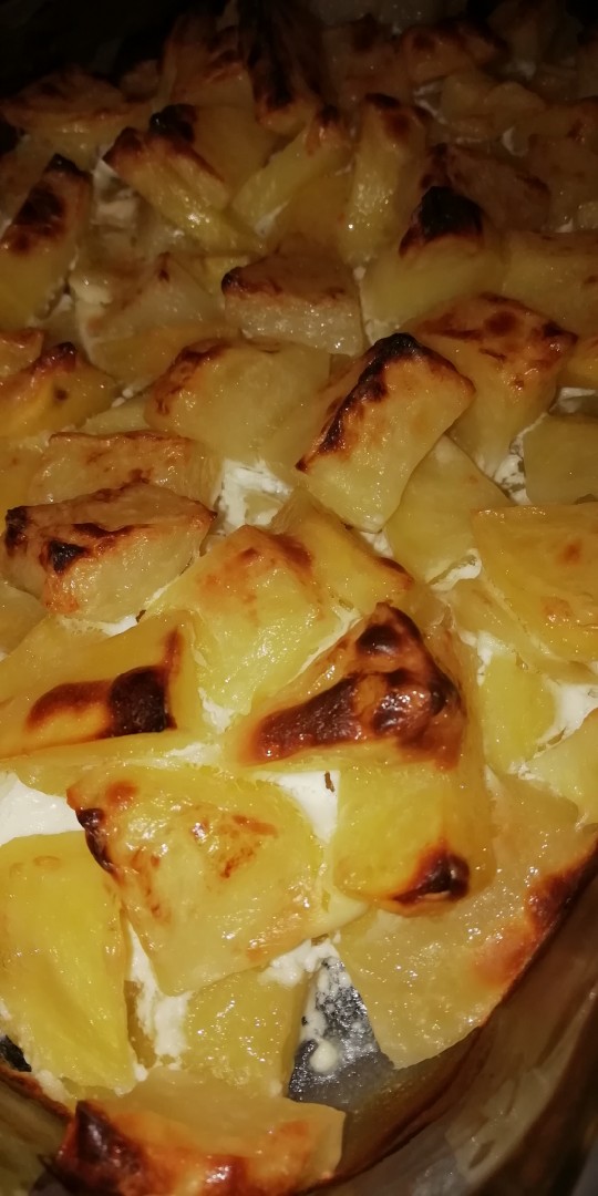 Картофель в сметане