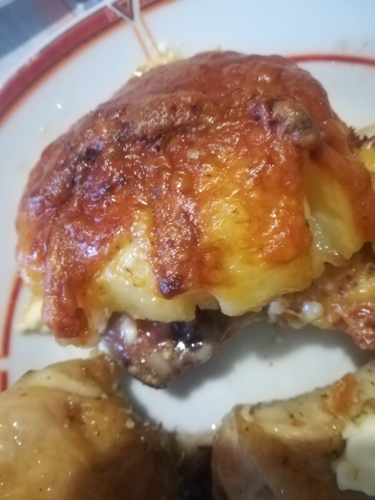 Картошка в сырной шубе