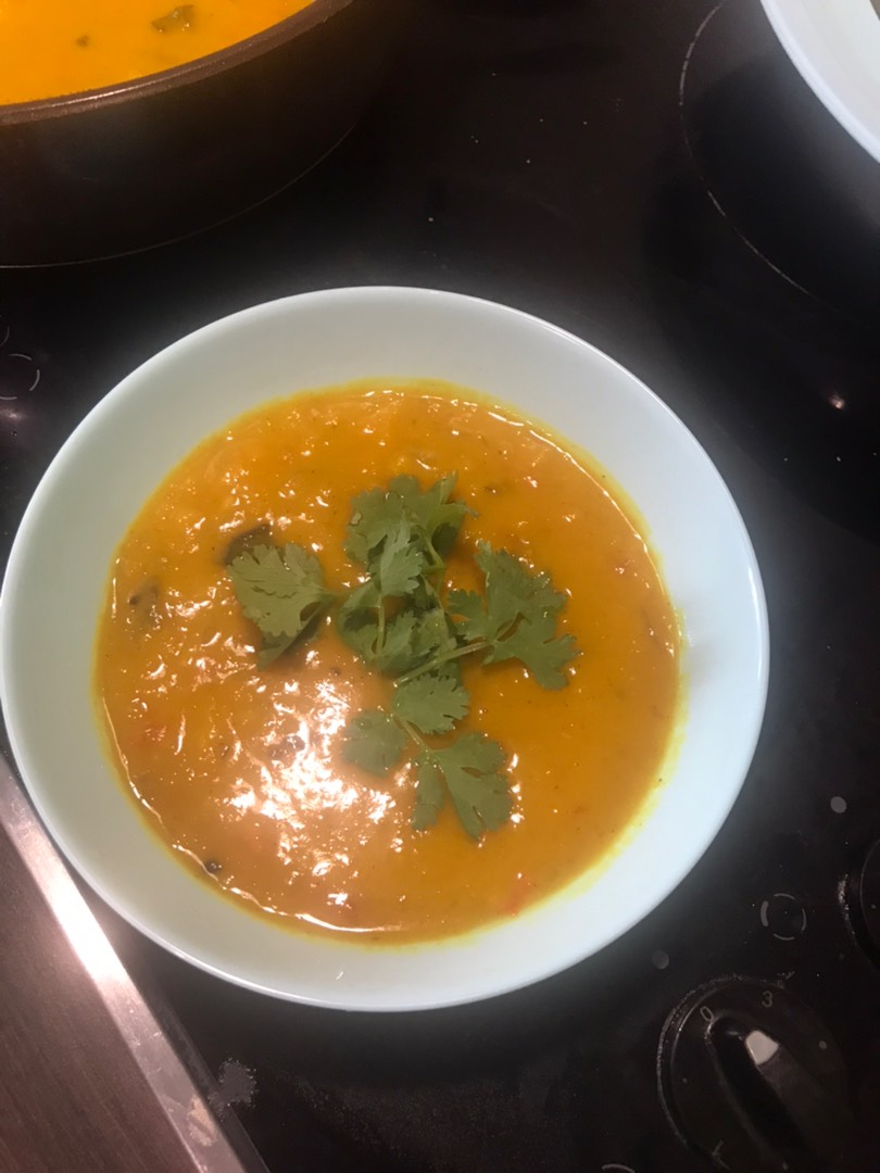Тыква с карри и курагой