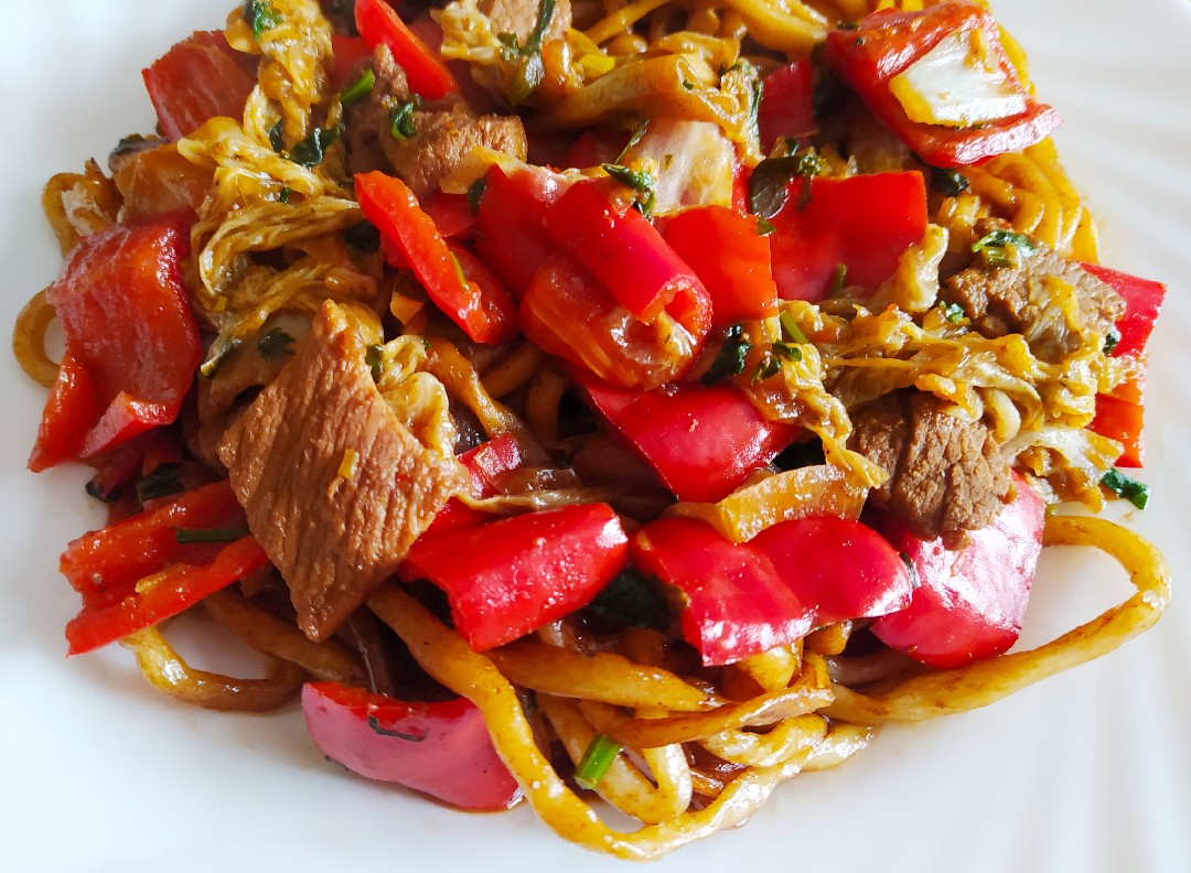 Цомян жареный (острый)