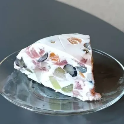 Фруктово-сметанный десерт