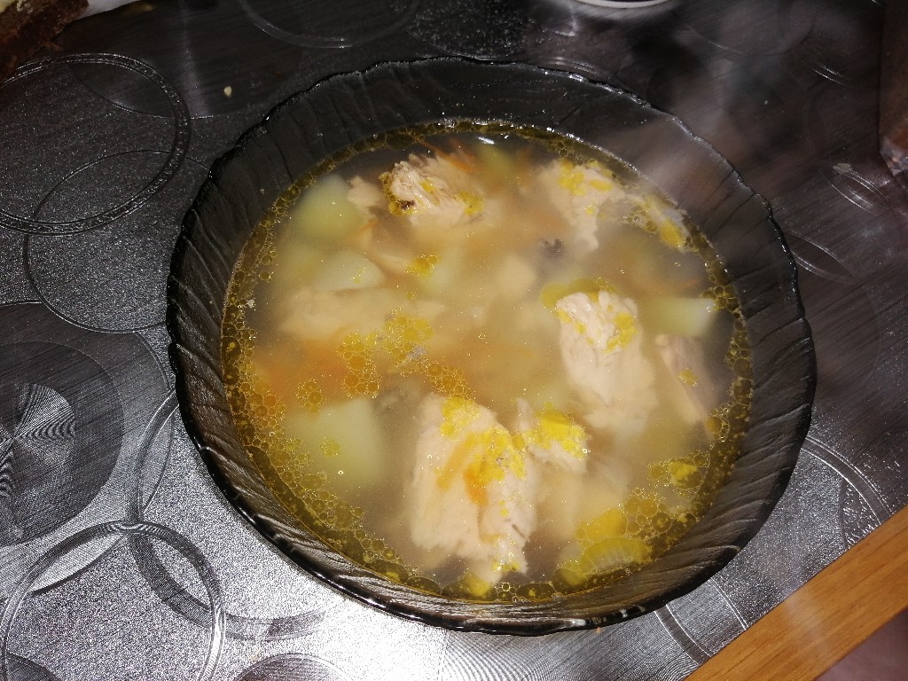 Суп с рыбными фрикадельками из сельди