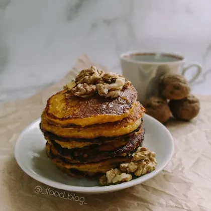 Овсянотыквенные панкейки