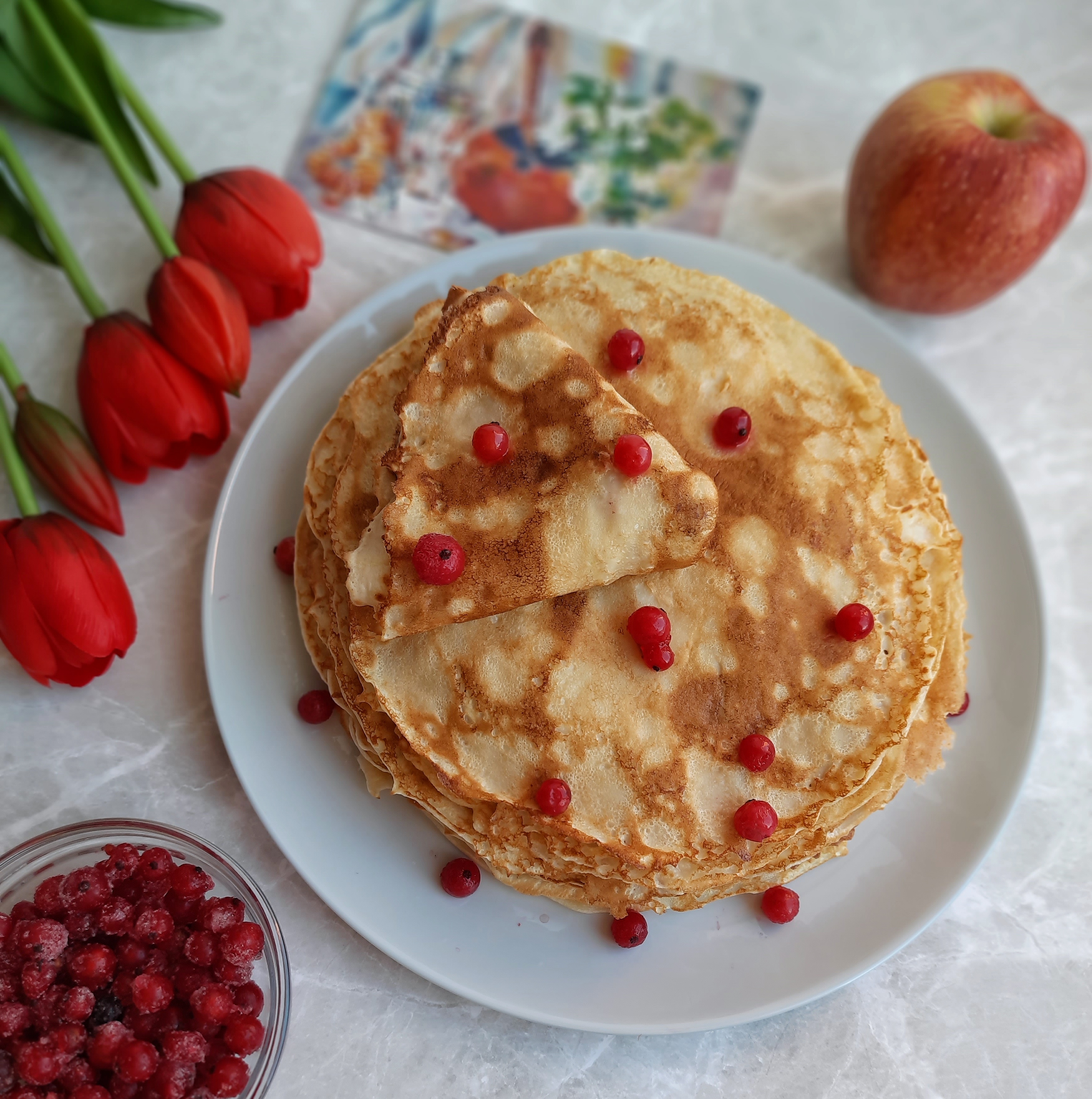 Яблочные блины 🥞🥞🥞