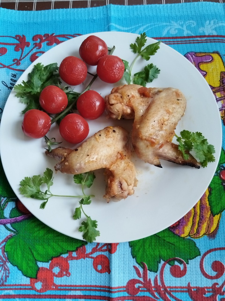 Крылышки барбекю в духовке