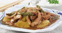 Курица с ананасом