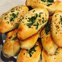 Чесночные лепешки🧄🥖