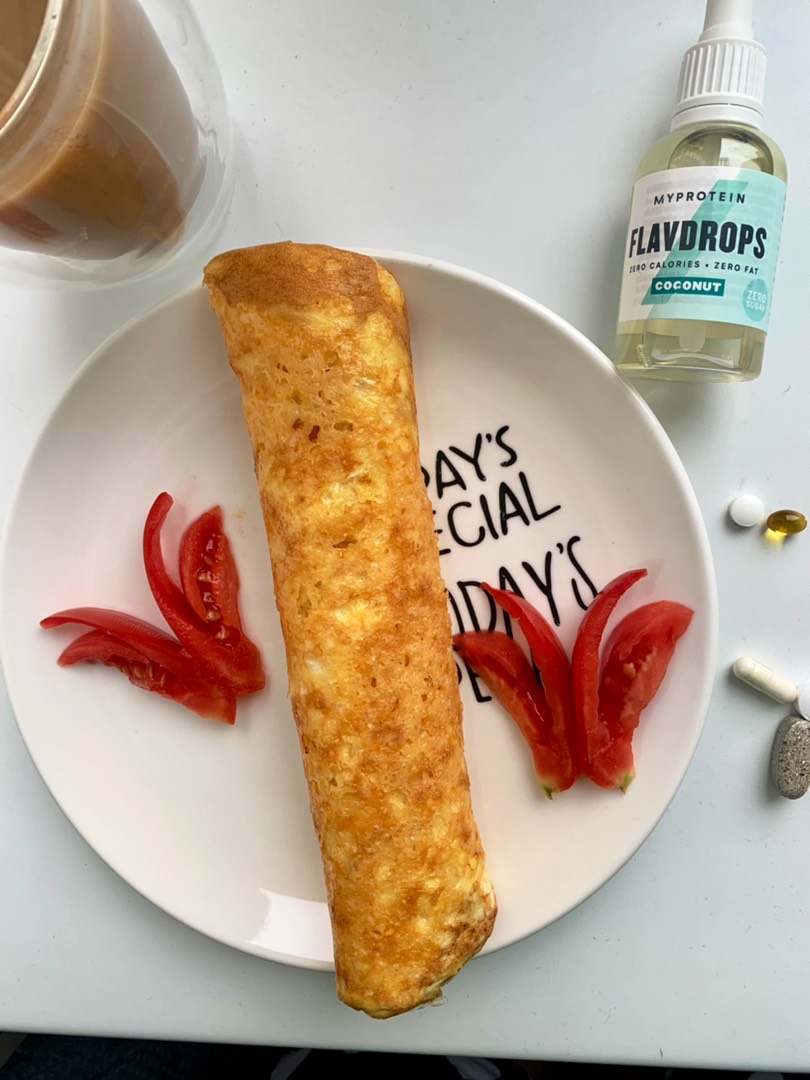 Омлет в хрустящей сырной корочке