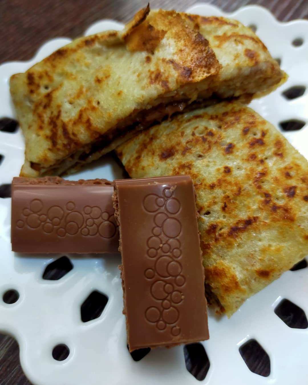 Блинчики с шоколадом