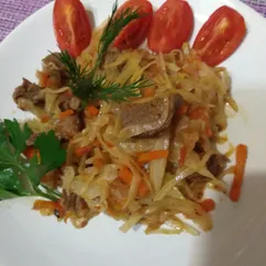 Капуста с мясом