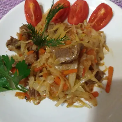 Капуста с мясом