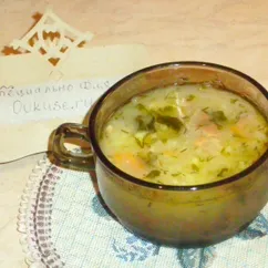 Суп "Капустняк" с пшеном и курицей