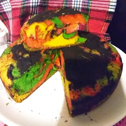 Малайзийский красочный пирог