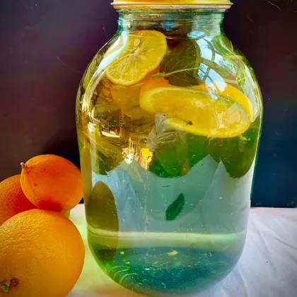 Мохито с лимоном и апельсином