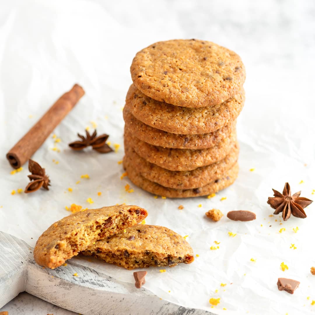 Апельсиновое печенье с шоколадом