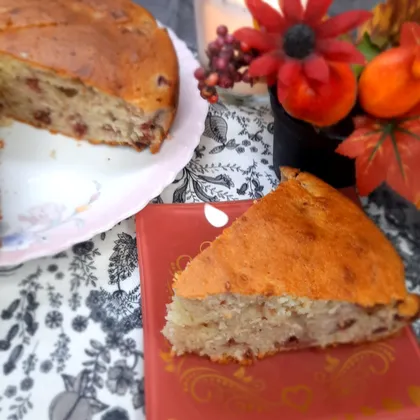 Манник с малиной