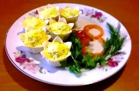 Закуска "Подснежники"