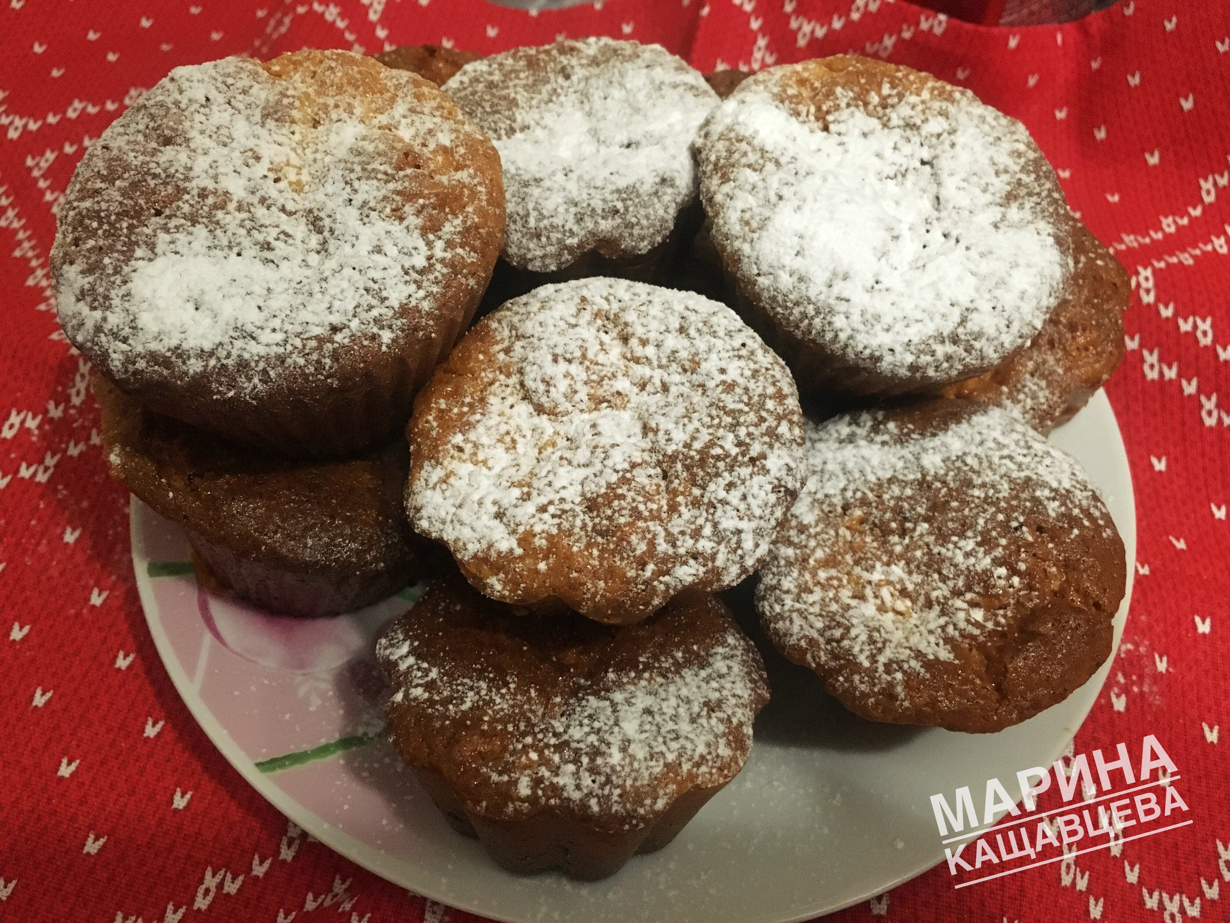 Воздушные кексы на сгущёнке 