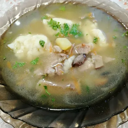 Куриный суп с клецками — рецепт с фото пошагово