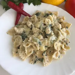 🍀Форфелле Альфредо с курицей🍀