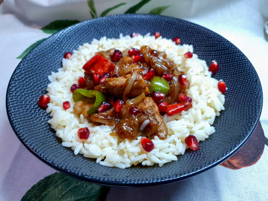 Как приготовить Сладкое мясо свинина в китайском соусе рецепт пошагово