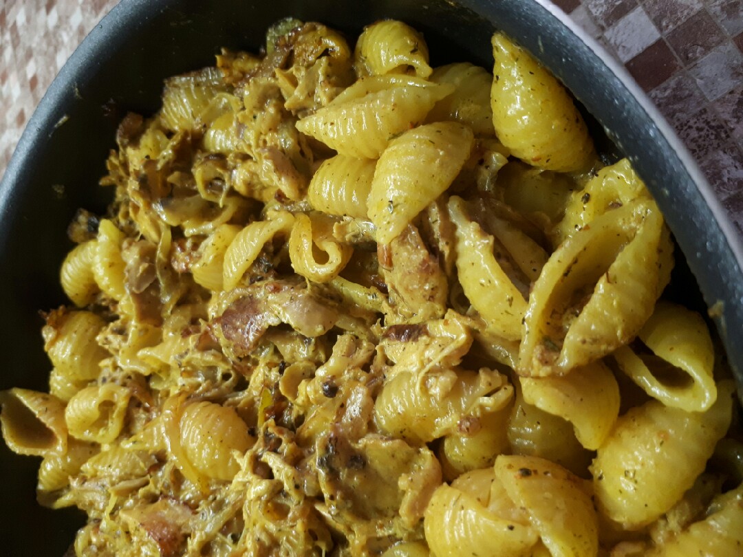 Макароны с мясом