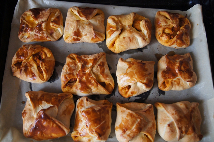 Конвертики с курицей
