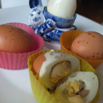 Яйца, в духовке запечённые