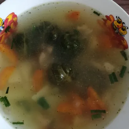 Суп с брокколи