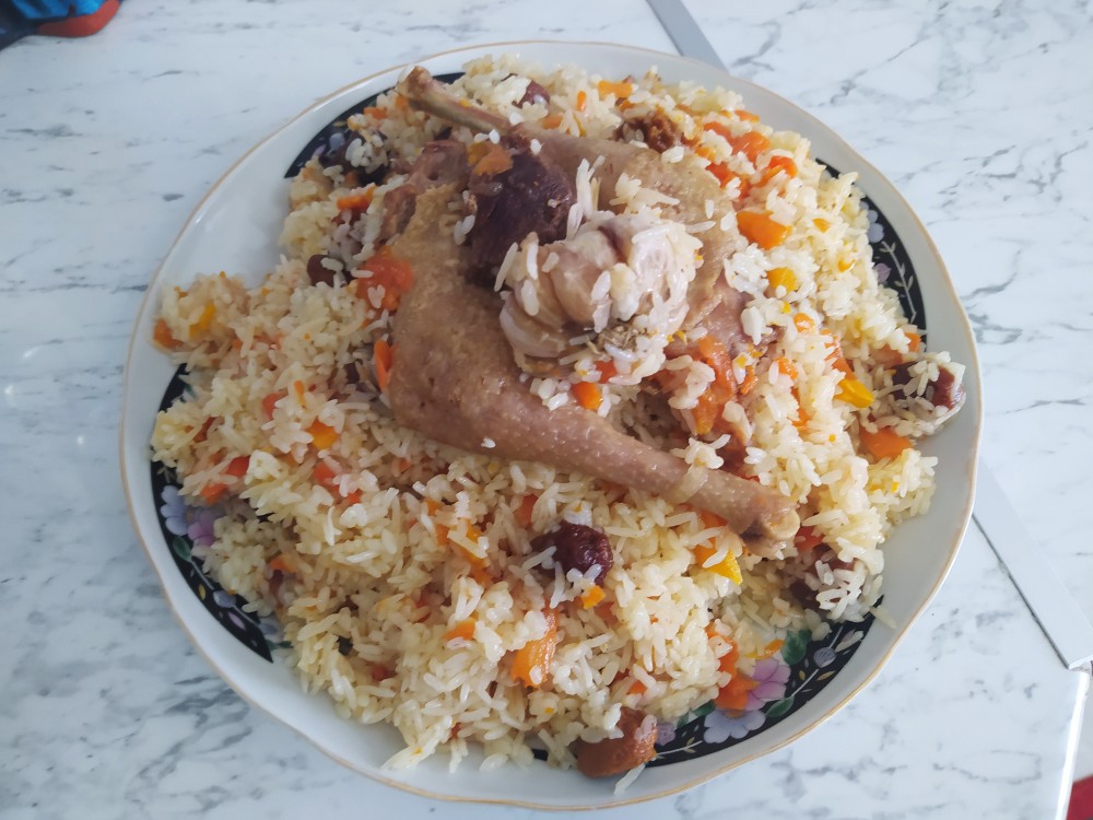 Плов узбекский с курицей и барбарисом рецепт – Узбекская кухня: Основные блюда. «Еда»