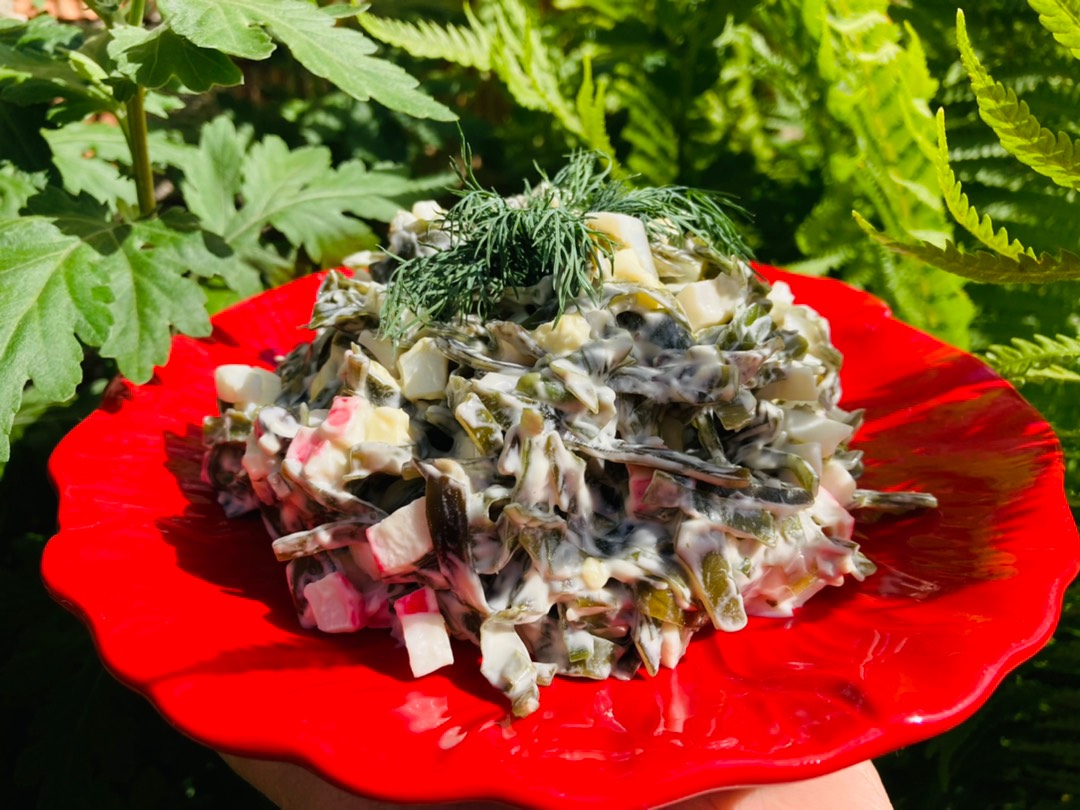 Салат из морской капусты