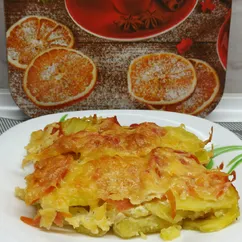 Картофель в духовке с сыром