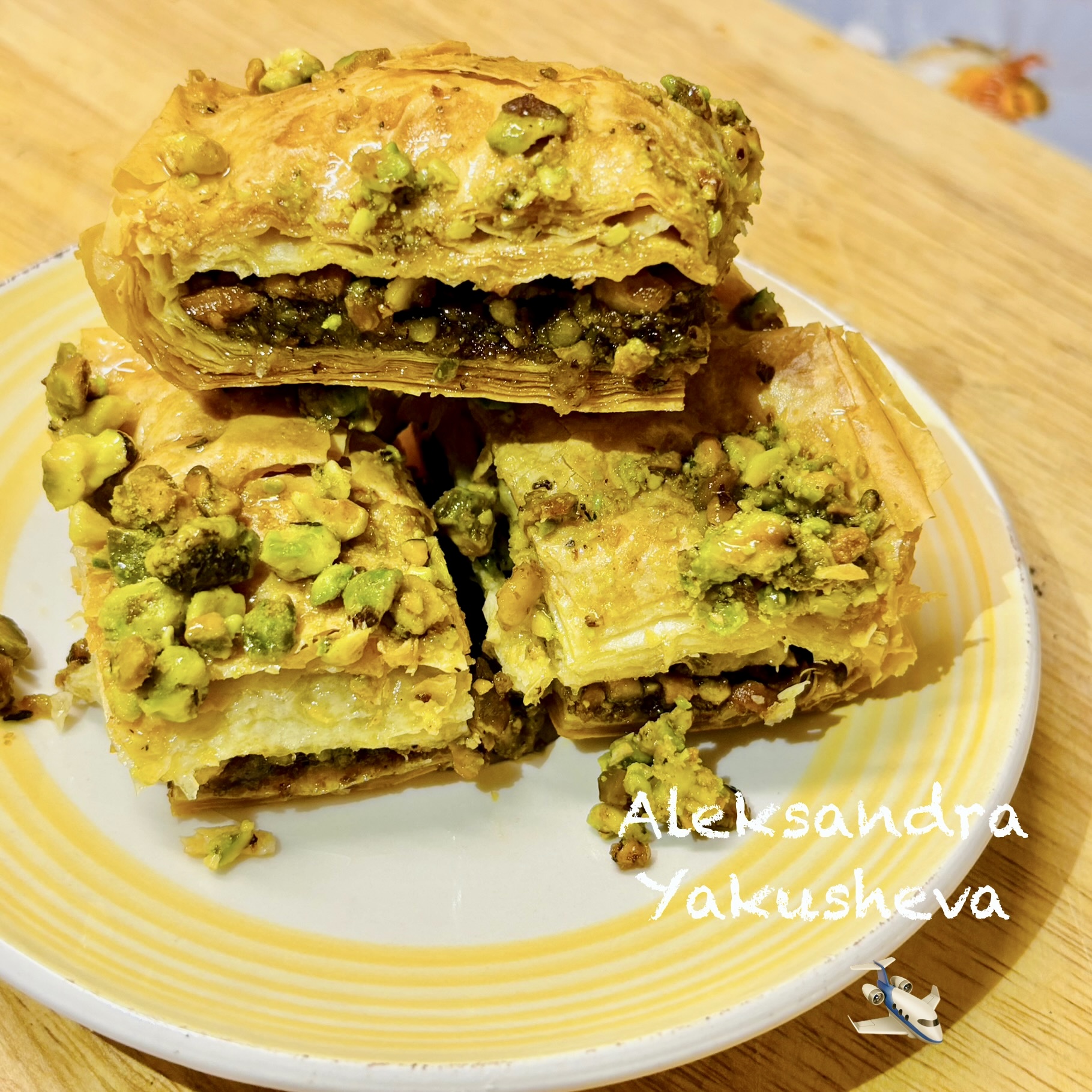 Турецкая пахлава с фисташками