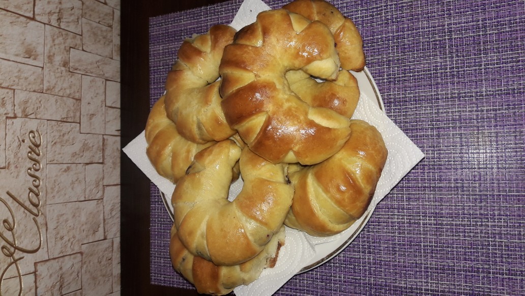 Рогалики сдобные