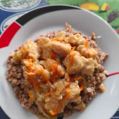 Подлива из куриной грудки 