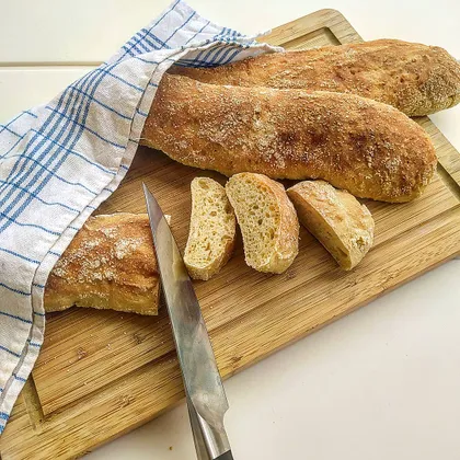 Чабатта (чиабатта) - хрустящий итальянский хлеб