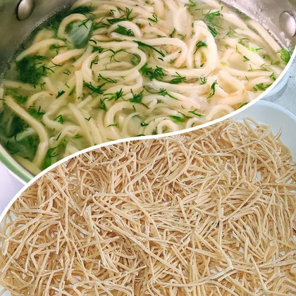 Яичная домашняя лапша