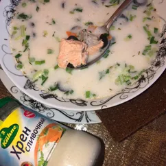 Сливочный суп из форели 🍲🐠