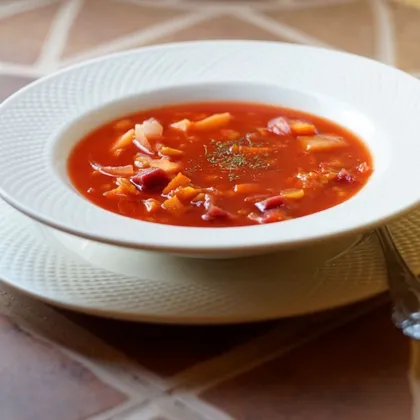 Суп из тыквы и свеклы