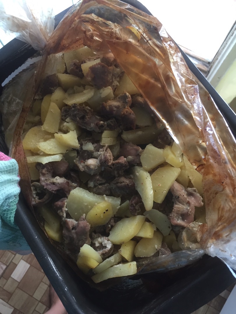 Желудочки с картофелем