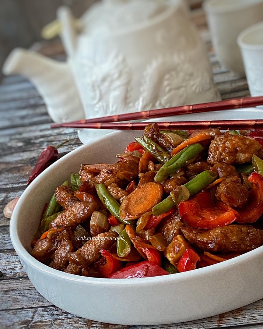 🥢Курица в кисло-сладком соусе