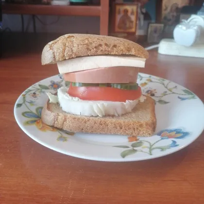 Бутерброд домашнего приготовления