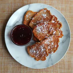 Грушевые оладьи 🍐🥞💛 (+ сок)